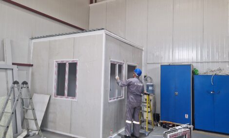 V7294 Preparation of room on welding shop for Baker H3